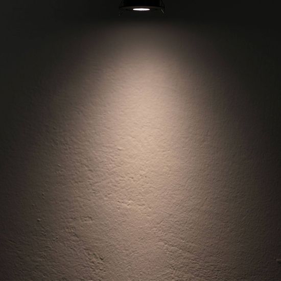 ISOLED LED Einbauleuchte MiniAMP schwarz, 3W, 12V DC, warmweiß, dimmbar, 100cm Kabel