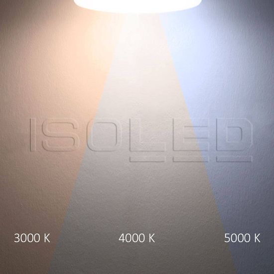 ISOLED LED Decken/Wandleuchte 18W, weiß, IP54, ColorSwitch 3000/4000/5000K