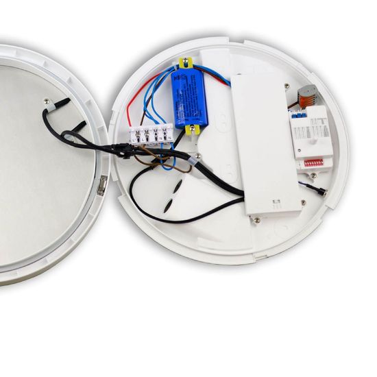 ISOLED LED Decken/Wandleuchte 18W, weiß, IP54, mit Bewegungssensor, ColorSwitch 3000/4000/5000K