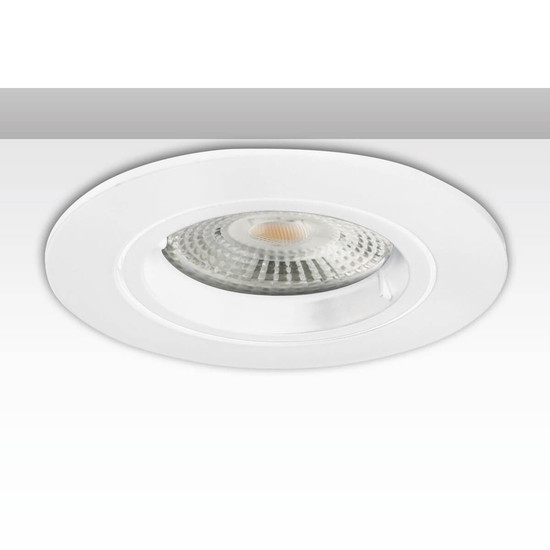Isoled Einbaurahmen rund, Loch 68mm, weiß, für GU10/MR16 Spots 115692