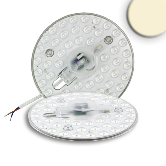 ISOLED LED Umrüstplatine 168mm, 16W, mit Haltemagnet, warmweiß