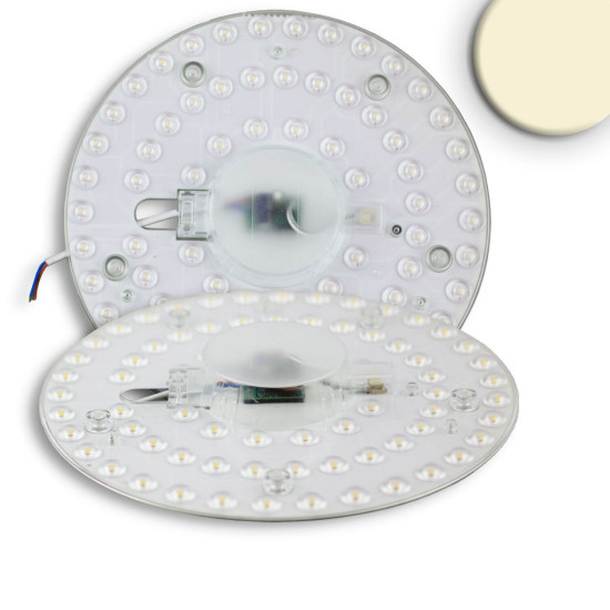 ISOLED LED Umrüstplatine 230mm, 24W, mit Haltemagnet, warmweiß