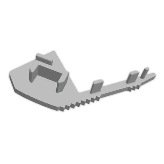 ISOLED Endkappe EC222 Kunststoff für Profil STAIRS12, rechts, 1 STK