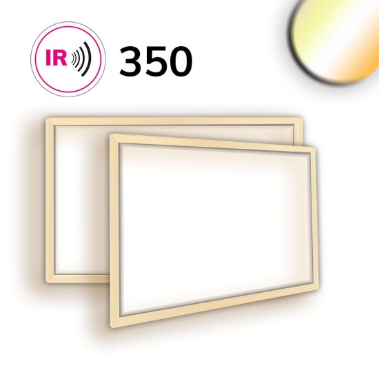 ISOLED LED Leuchtrahmen für Infrarot-Panel PREMIUM Professional 350, 54W, weißdynamisch, CRI92