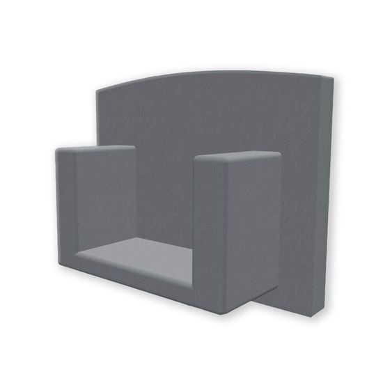 ISOLED Endkappe EC225 für Profil MAXI-AB V2, grau, 1 STK