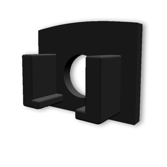 ISOLED Endkappe EC226 für Profil MAXI-AB V2 schwarz, mit Kabeldurchführung, 1 STK