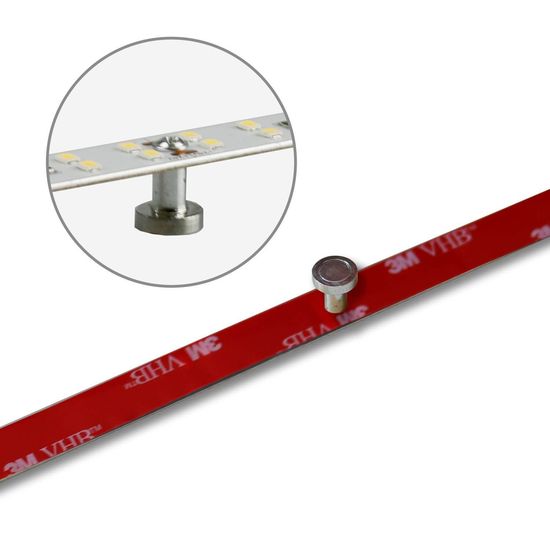 ISOLED LED T5/T8 Umrüstplatine 865, 115cm, MiniAMP, 184 LED, 24V, 19W, 170 lm/W, kaltweiß, dimmbar