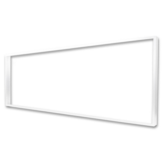 Isoled Aufbaurahmen weiß RAL 9016, Höhe 7cm, für LED Panels 308x1245, steckbare Schnellmontage 116016