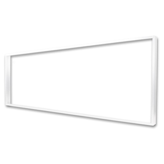 ISOLED Aufbaurahmen weiß RAL 9016, Höhe 5cm, für LED Panels 308x1550, steckbare Schnellmontage