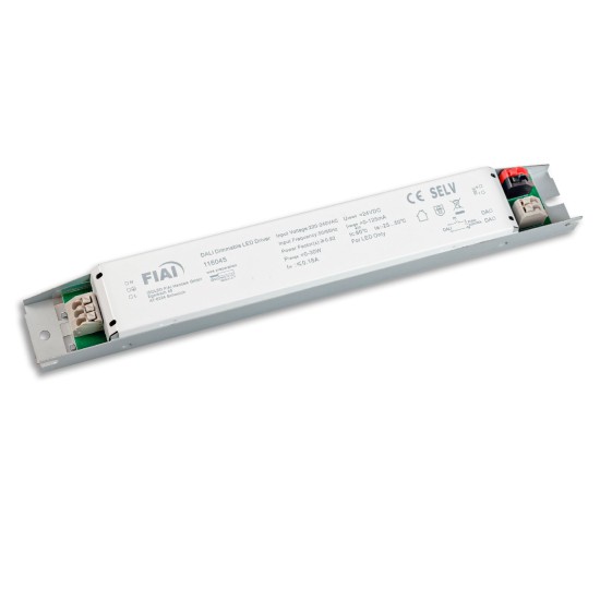 ISOLED LED PWM-Trafo 24V/DC, 0-30W, ultraslim, Push/DALI-2 dimmbar, SELV