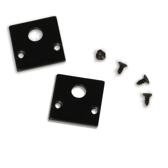 Isoled Track48 Endkappe für Aufbauschiene flat, schwarz, 2 Stück 116070
