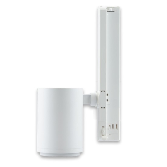 ISOLED 3-Phasen Schienen-Strahler fokussierbar, 42W, 20°-70°, weiß matt, 3000K, CRI92, DALI dimmbar