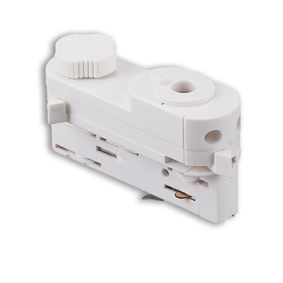 ISOLED 3-Phasen DALI Schiene Universaladapter, weiß