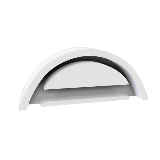 Isoled Endkappe für LED T5/T8 Umrüstplatine inkl. Abdeckung COVER69 ohne Kabeldurchführung 116387
