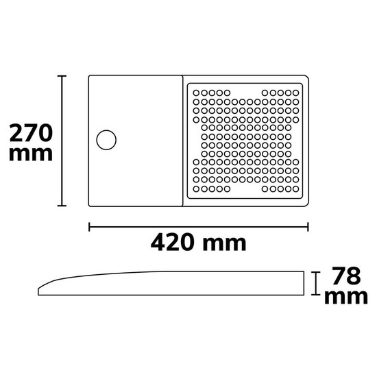 Isoled LED Street Light HE115, 3000K, 1-10V dimmbar mit Tageslicht- und Bewegungssteuerung, Winkel Typ III 116415