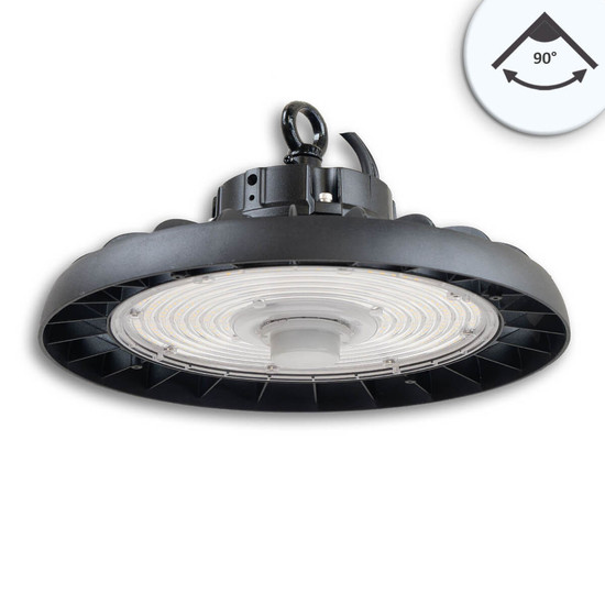 Isoled LED Hallenleuchte FL2, PowerSwitch 120W/150W/200W, 90°, IK10, IP65, 1-10V dimmbar, kaltweiß 116425