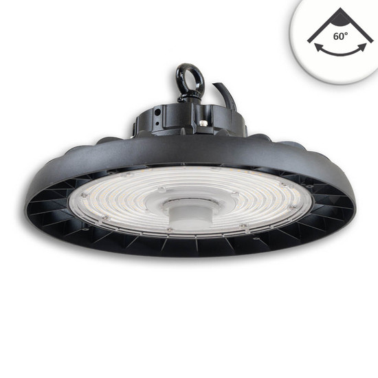 Isoled LED Hallenleuchte FL2, PowerSwitch 120W/150W/200W, 60°, IK10, IP65, 1-10V dimmbar, neutralweiß 116426