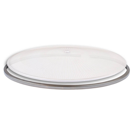 Isoled Scheibe für PC Reflektor der Hallenleuchten Serie FL2, transparent, mit Ring und Feder 116434
