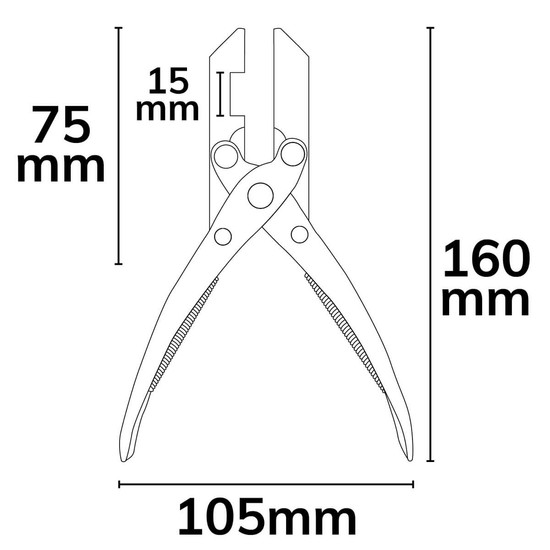 Isoled Parallelzange für Flexband-Kontaktverbinder 116441
