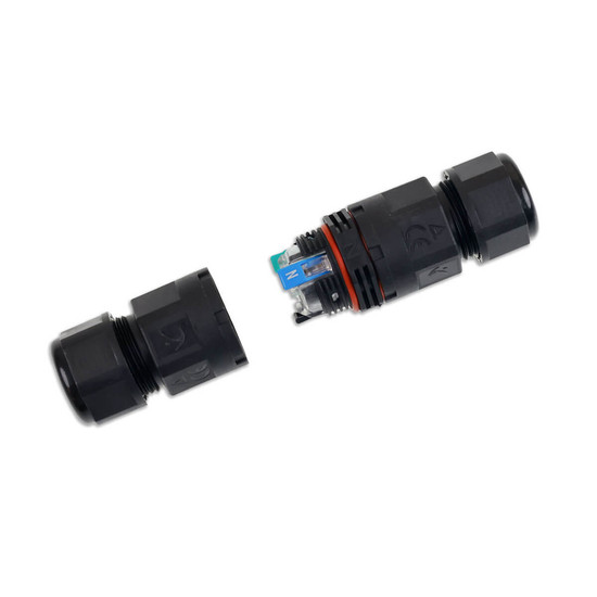 Isoled Kabelverbinder IP67, 3-polig 0.75-2.5mm² mit Federklemme, max. 250V 16A, Manteldm. 6.5-11mm 116445