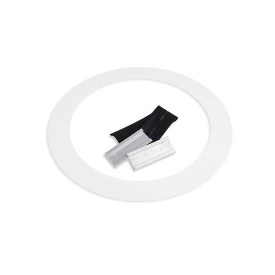 Isoled Loch Adapterplatte für Downlights, ohne Federn, weiß, ID 200mm - AD 260mm 116448