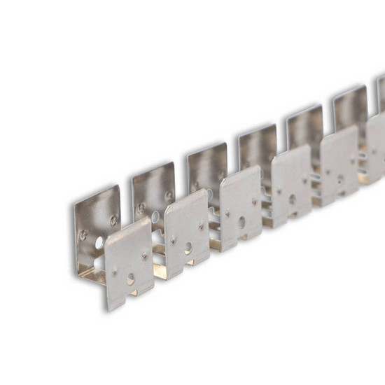 Isoled LED Aufbauprofil eloxiert, gezahnt und flexibel für NEON Flexband B13H13, 100 cm 116590