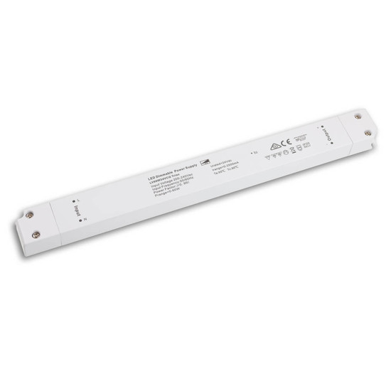 Isoled LED PWM-Trafo 24V/DC, 0-60W, dimmbar, SELV, ultraflach, ultraschmal 116598