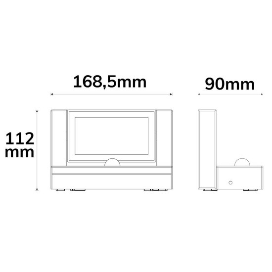 Isoled LED Wandleuchte mit einstellbarem PIR Bewegungs-/Helligkeitssensor, 12W, IP65, schwenkbar, warmweiß 116599