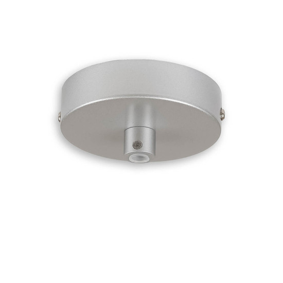 Isoled Deckenbaldachin rund, grau, für Kabel mit bis zu max. 9,8mm Manteldurchm. 116606