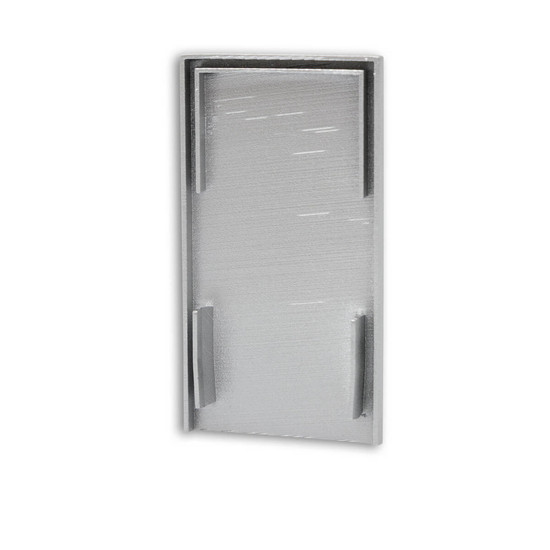 Isoled Endkappe EC113 silber für LAMP30 V1+V2 mit U-COVER63, 2 Stück, Lichtfalle 116625