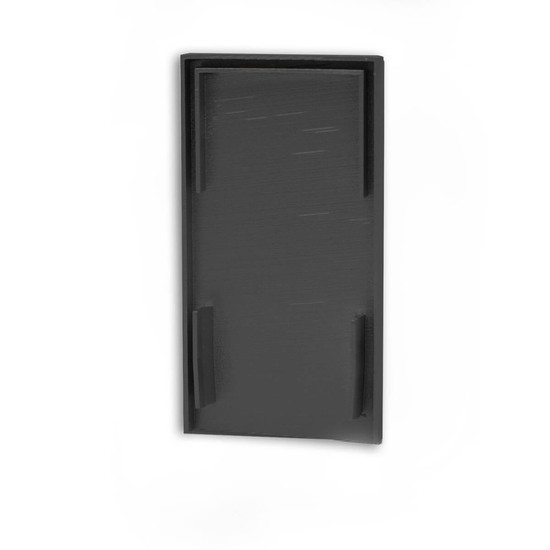 Isoled Endkappe EC113 schwarz für LAMP30 V1+V2 mit U-COVER63, 2 Stück, Lichtfalle 116626