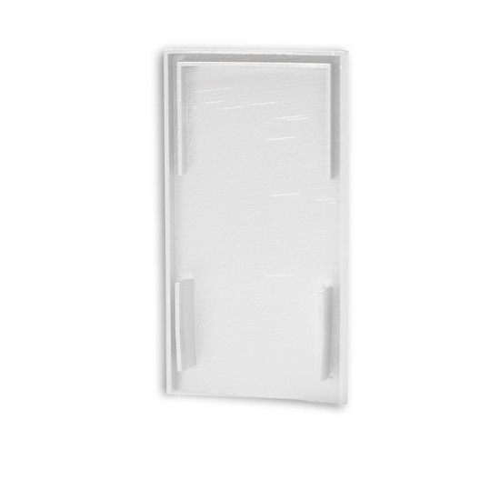 Isoled Endkappe EC113 weiß für LAMP30 V1+V2 mit U-COVER63, 2 Stück, Lichtfalle 116627