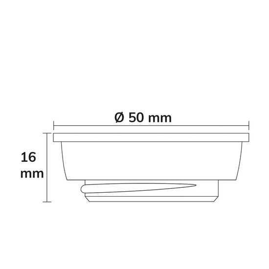Isoled Cover für LED Spot und Modul SYS-GU10, messing gebürstet, rückversetzt, UGR<12 116689