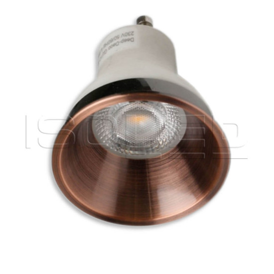 Isoled Cover für LED Spot und Modul SYS-GU10, rosegold, rückversetzt, UGR<12 116690