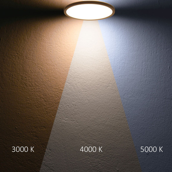 Isoled LED Deckenleuchte Slim300 PRO, 18W, weiß, rund, IP44, DN300, 3000/4000/5000K, Up&Down 116712