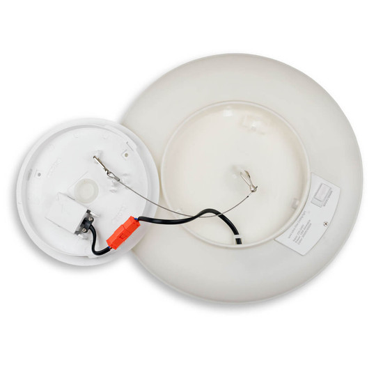 Isoled LED Deckenleuchte Slim400 PRO, 25W, schwarz, rund, IP44, DN400, 3000/4000/5000K, Up&Down 116715