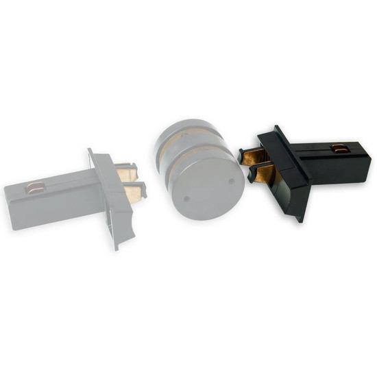 Isoled Track48 Multi X Verbinder zum Basismodul, für Aufbauschiene, schwarz, max. 6A, 4-polig 116734