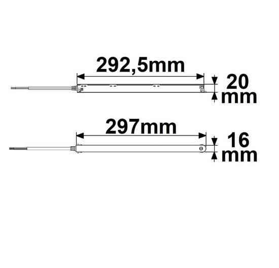 Isoled Track48 Inline-Trafo weiß, 100W, 48V DC 116791