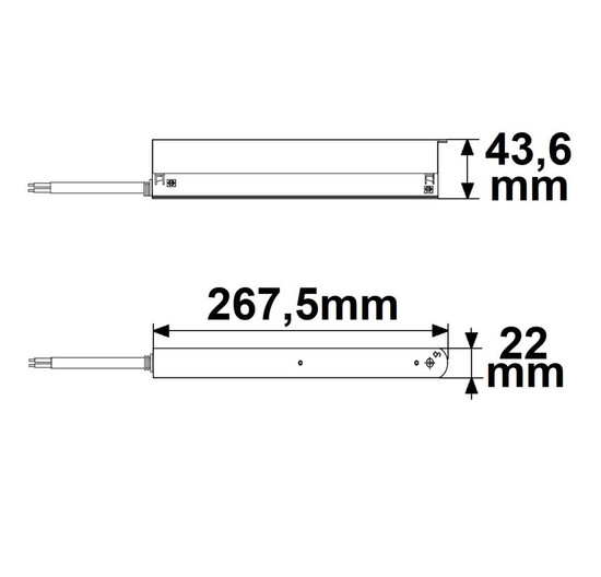 Isoled Track48 Inline-Trafo weiß, 150W, 48V DC 116792