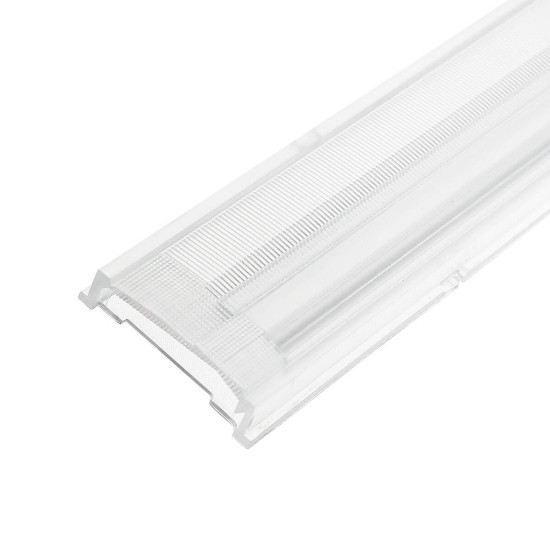 Isoled Einschubcover 25° Linse asymmetrisch für 3-Phasen Linearleuchte prismatisch, 120cm 116814