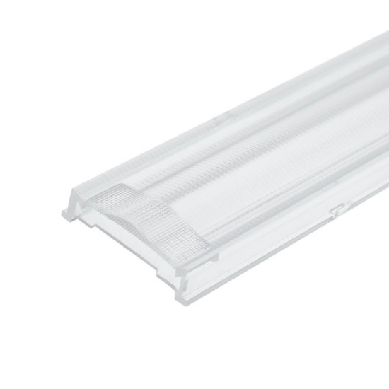 Isoled Einschubcover 2x25° Linse doppelt-asymmetrisch für 3-Phasen Linearleuchte prismatisch, 120cm 116815