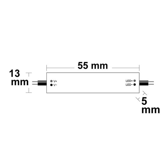 Isoled LED Soft-On Multi-PWM-Dimmer, 1 Kanal, 12-24V DC 6A 116817