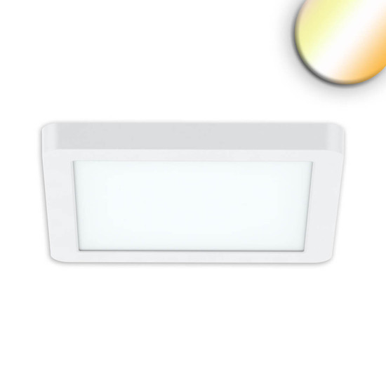 Isoled LED Aufbau/Einbauleuchte Flex Pro 235x235, 16W, weiß, 120lm/W, 3000/3500/4000K, dimmbar 116829