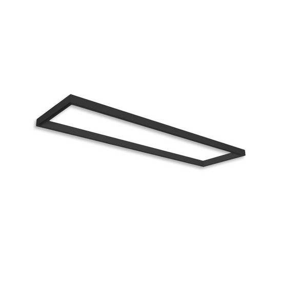 Isoled Track48 Leuchtenrahmen H50, Innenformat 320x1500mm, schwarz, exkl. Trafo, Montageclip/Seilabh. 116878