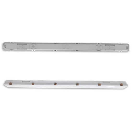 Isoled LED Wannenleuchte SL 150cm, IP66, mit HF-Sensor, PowerSwitch 36-57W, 140lm/W, 4000K 116892