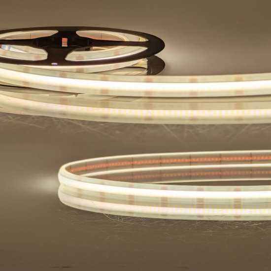 Isoled LED HT927/960 CCT Flexband für bis zu 100°C Umgebung, 24V DC, 10W/10W, IP68, 5m Rll, 640 LED/m 116929