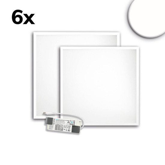 Isoled LED Panel ECO Backlight Line 625 UGR<19 2H/2H, CRI80, 36W, neutralweiß, 6er Pack, PowerSwitch 21-40W 116940