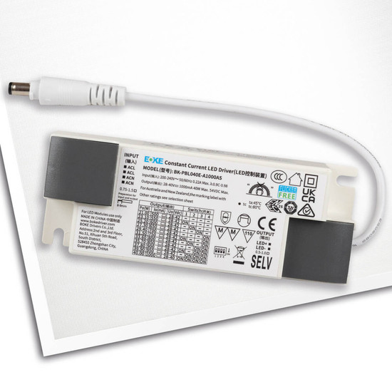 Isoled LED Panel ECO Backlight Line 625 UGR<19 2H/2H, CRI80, 36W, neutralweiß, 6er Pack, PowerSwitch 21-40W 116940
