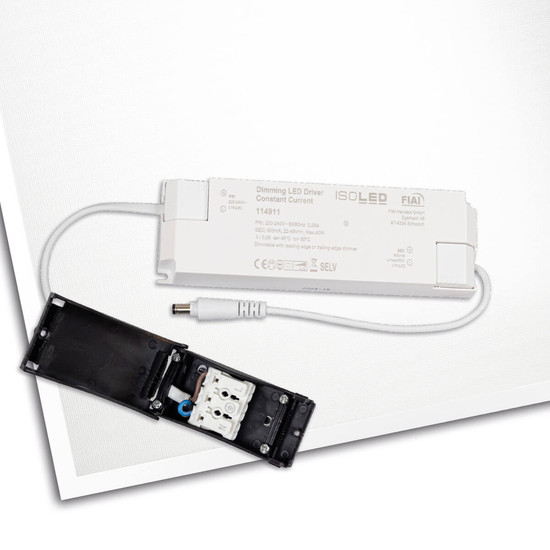 Isoled LED Panel ECO Backlight Line 625 UGR<19 2H/2H, CRI80, 36W, neutralweiß, 6er Pack, dimmbar 116941