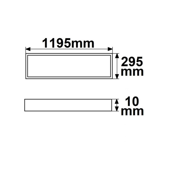 Isoled LED Panel Business Line 1200 UGR<19 2H/2H, 36W, weiß RAL9016, warmweiß, PowerSwitch 21-40W 116948